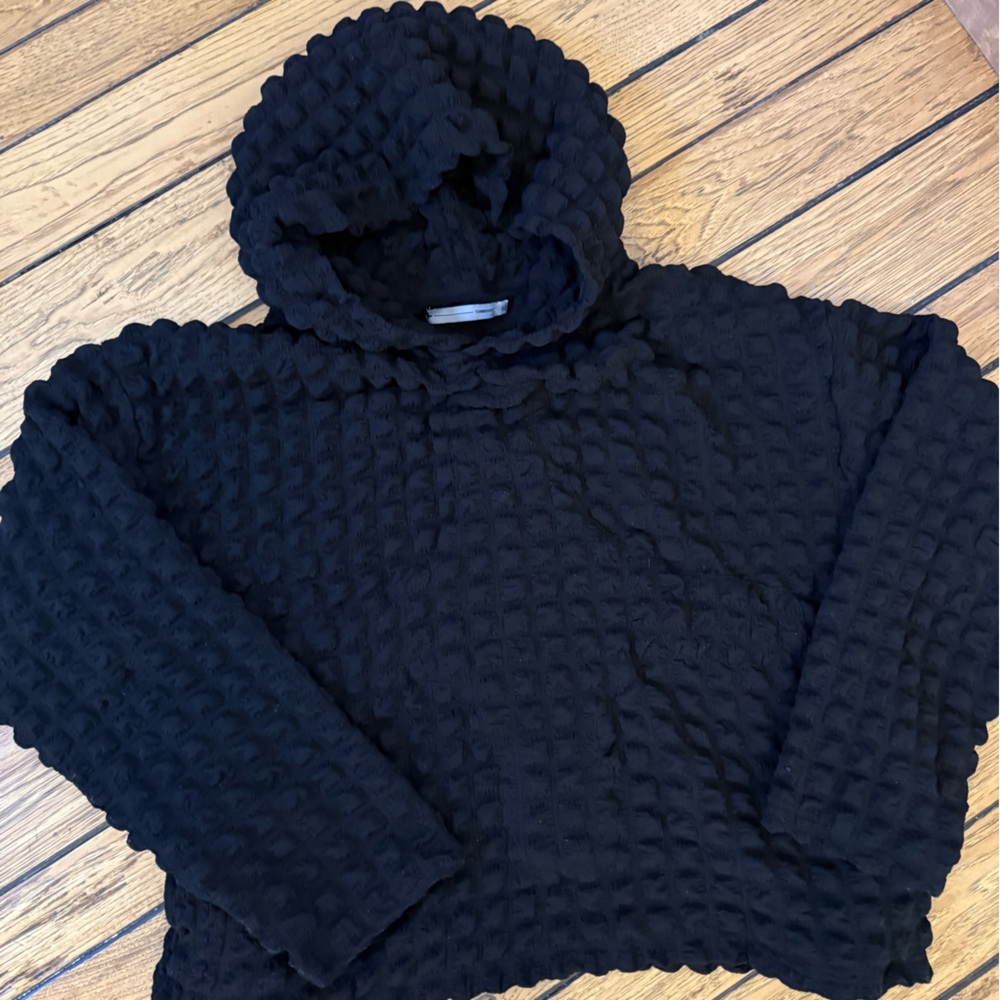 TOMBOGO Black Bubble Hoodie Size XL Rare Streetwear Designer Hoodie